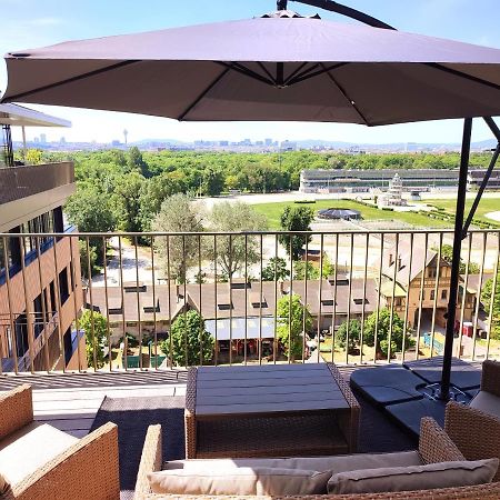 Panorama Apartment Vienna - Free Parking, Sauna & Fitness Kültér fotó